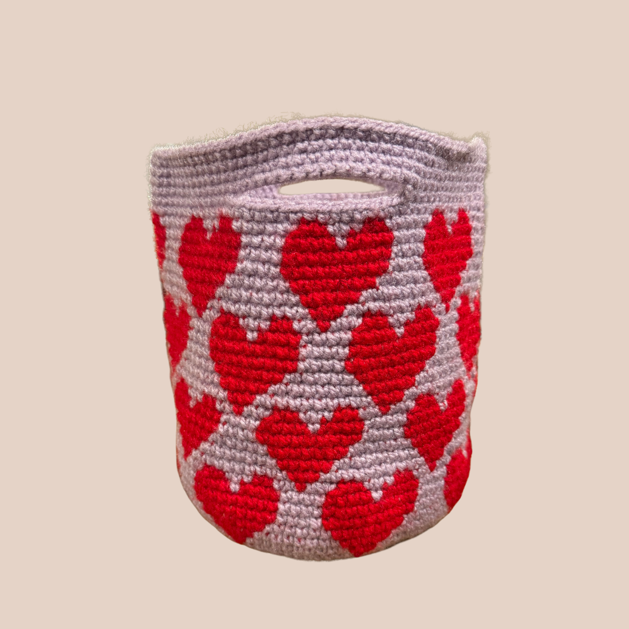 Sac Corazon lilas & rouge