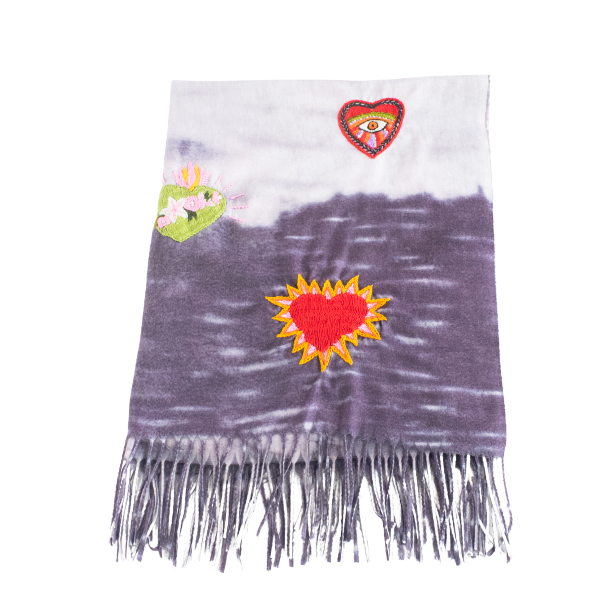 Nevada purple, châle en cachemire