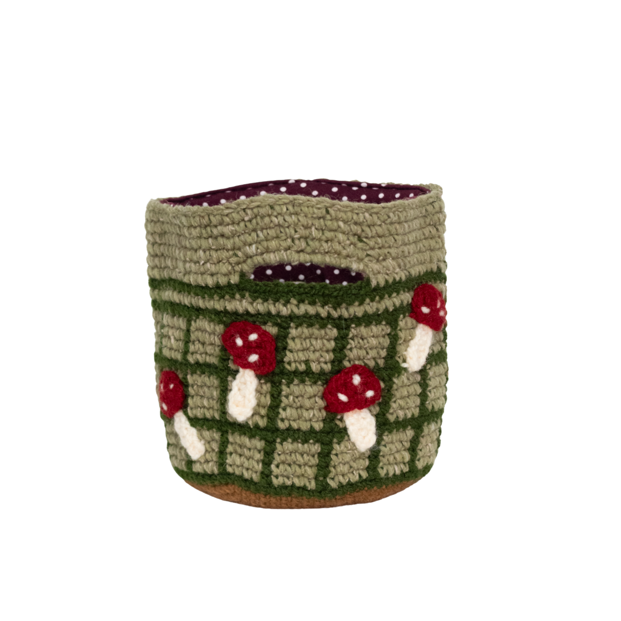 Mushrooms, mini sac en crochet