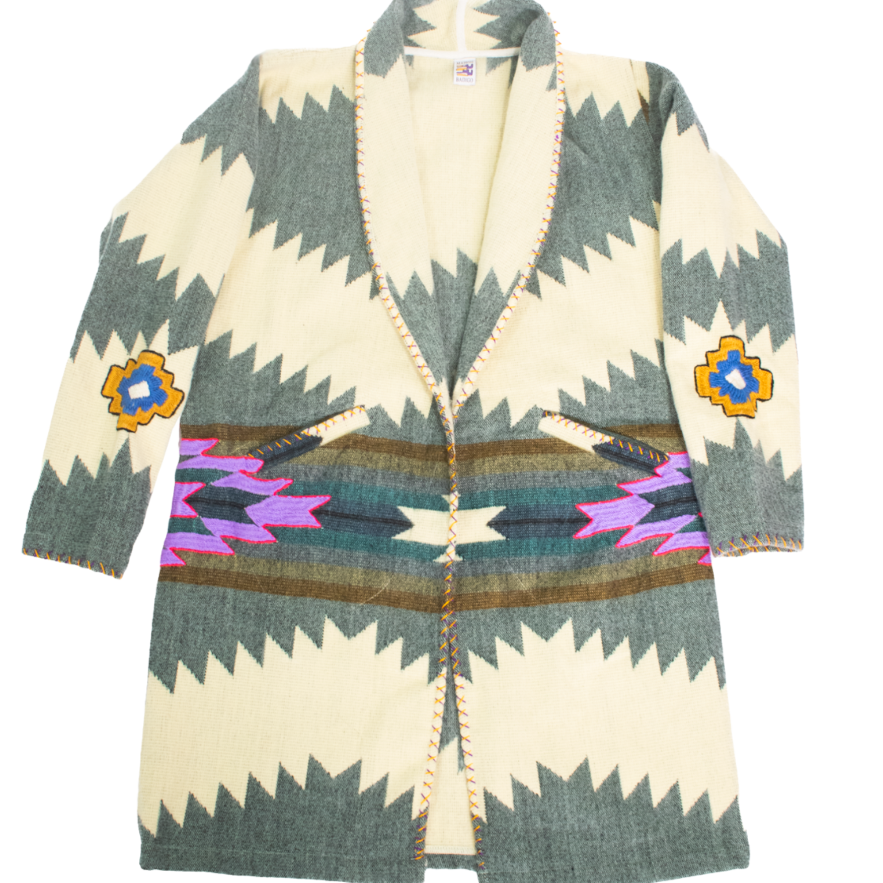 Inca, veste longue en laine
