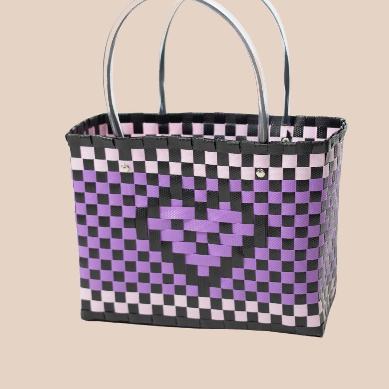 Sac Purple love en plastique recyclé