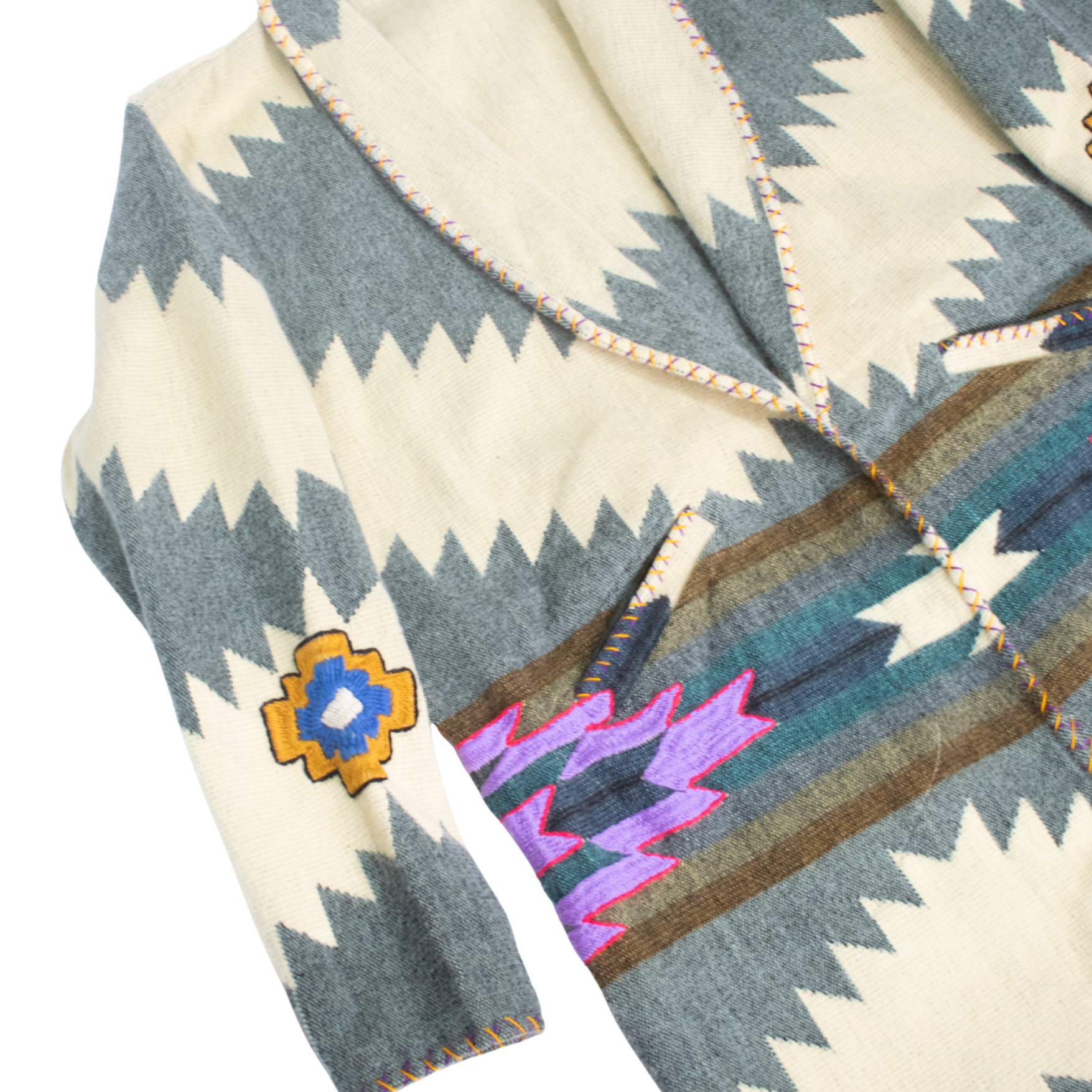 Inca, veste longue en laine