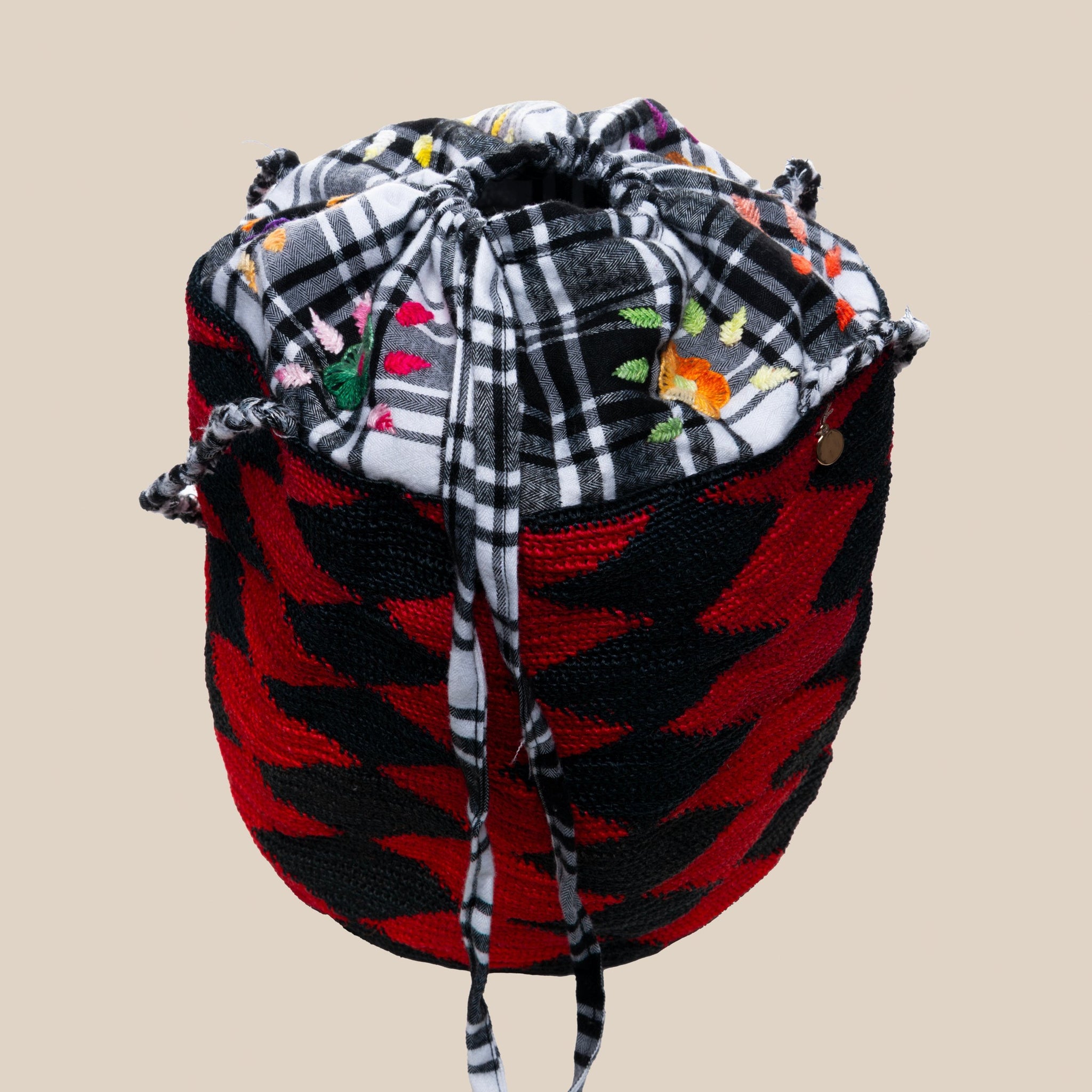 Sac Enamorada Madras ROUGE ET NOIR