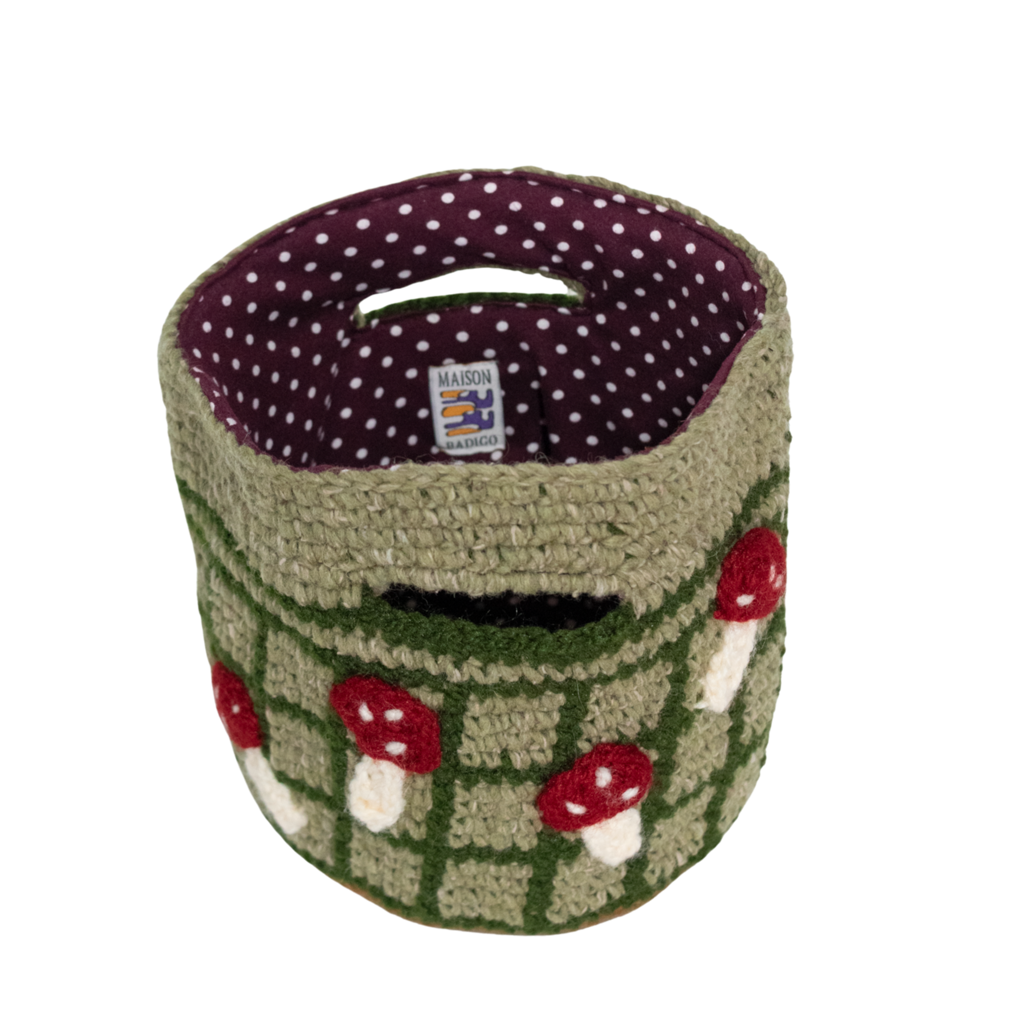 Mushrooms, mini sac en crochet