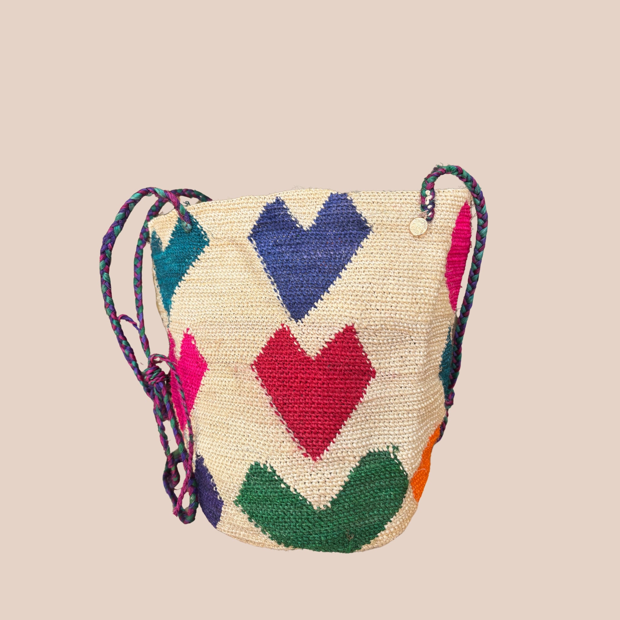 SAC POUPÉES COEURS MEDIUM