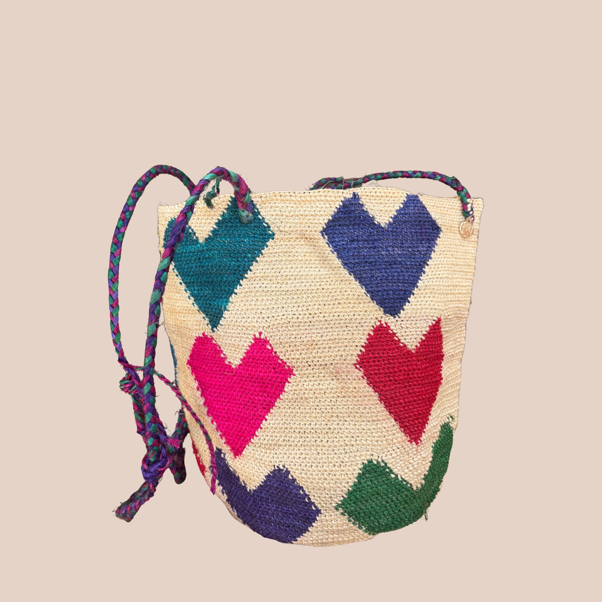 SAC POUPÉES COEURS MEDIUM