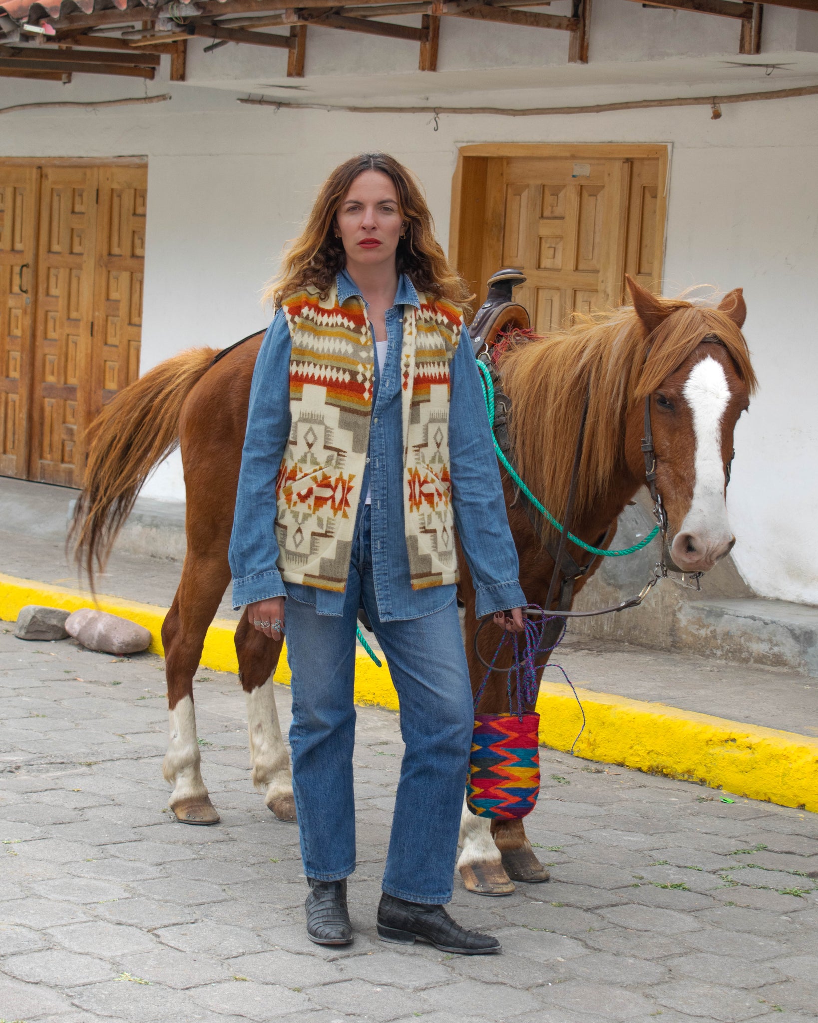 Wild red, veste sans manches