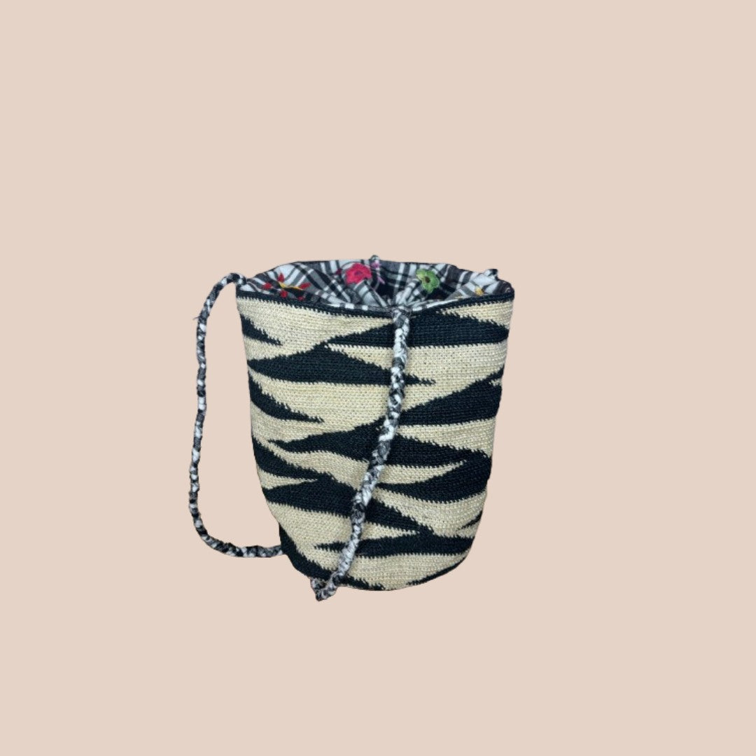 SAC ENAMORADA MADRAS BLANC & NOIR