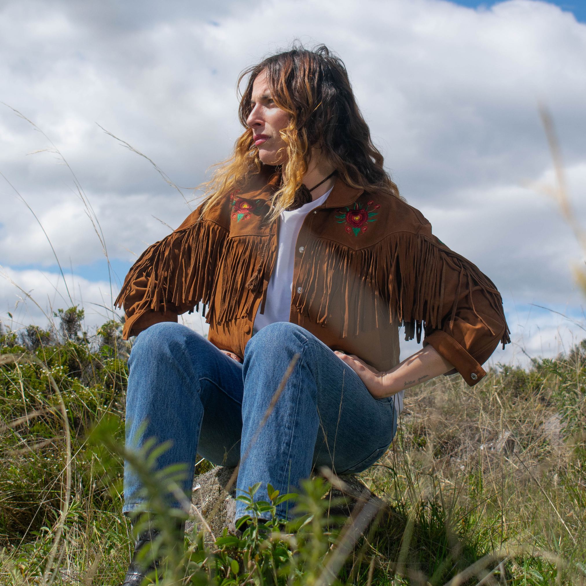 Fringes jacket