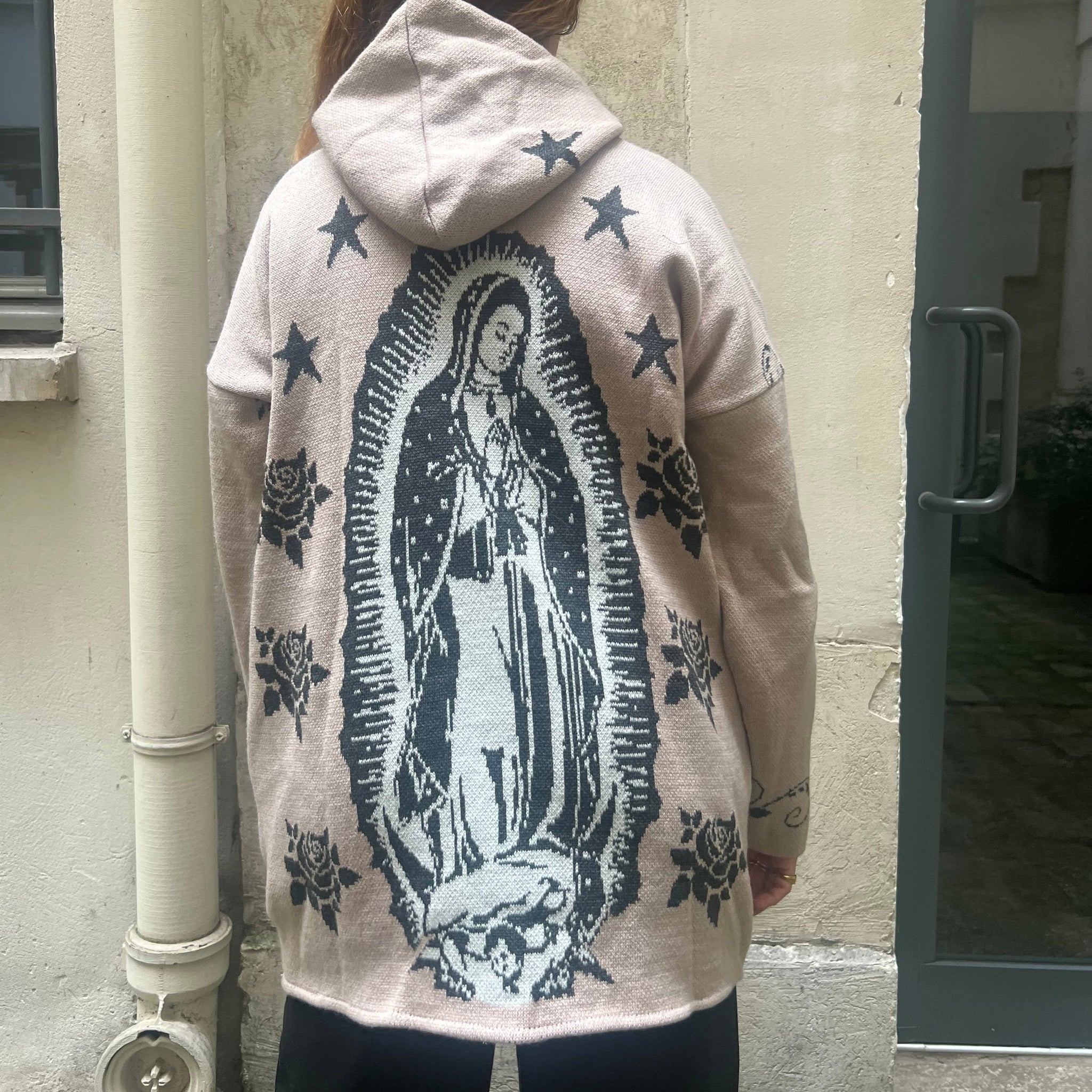 HOODIE SANTA MARIA rose pâle