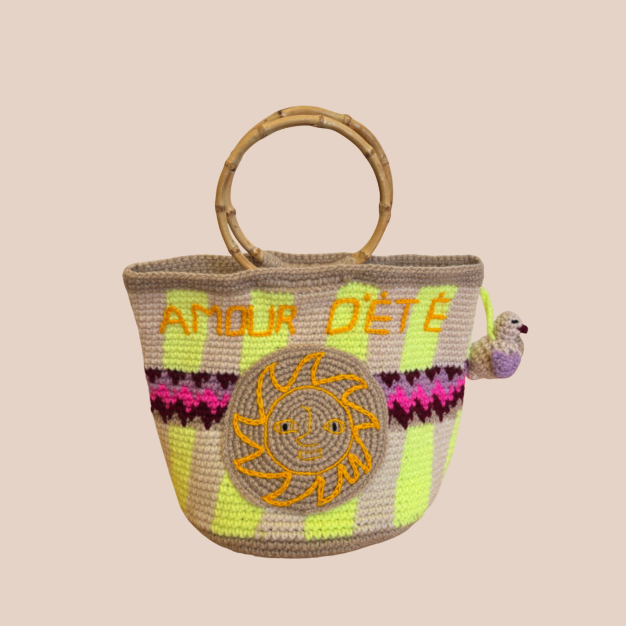 Sac en crochet amour d'été flash