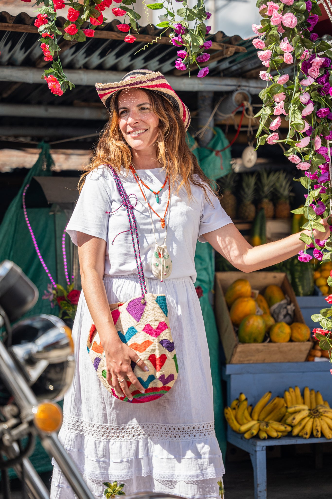 SAC POUPÉES COEURS MEDIUM