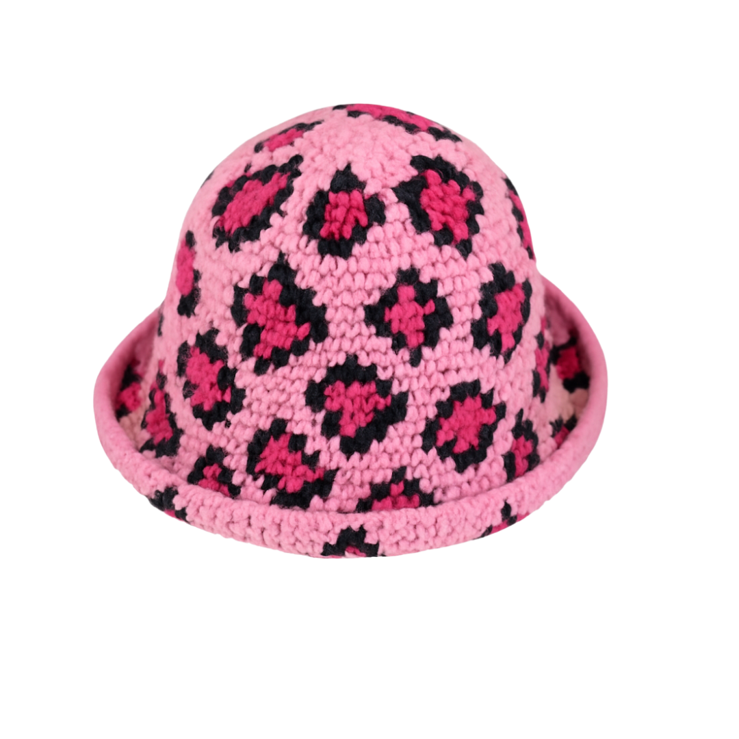 Bucket hat Fauve rose
