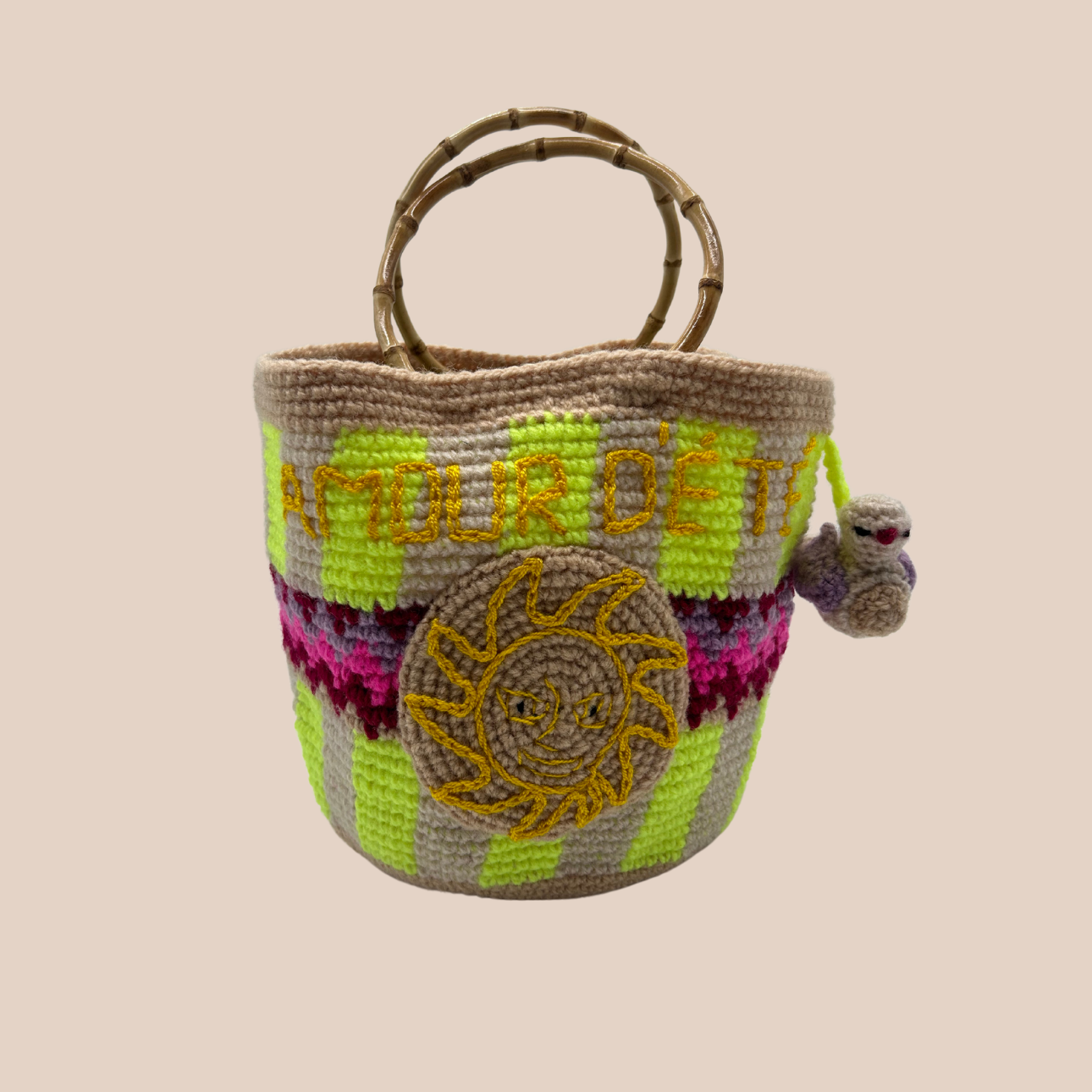 Sac en crochet amour d'été flash