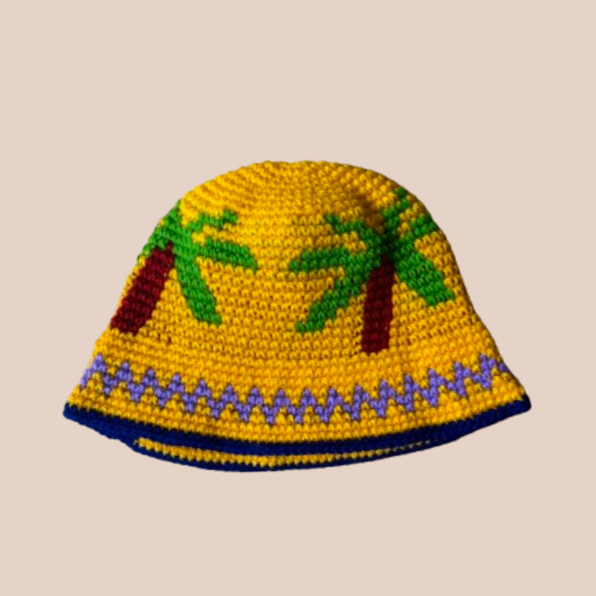 BUCKET HAT PALMERAS JAUNE