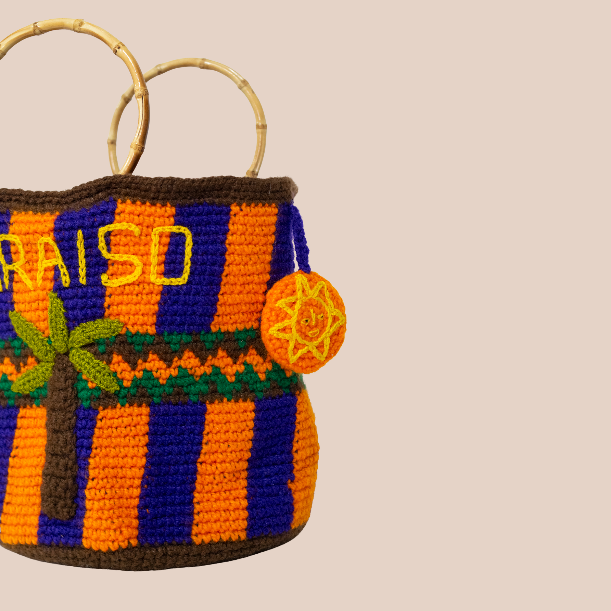 Sac Paraiso, sac en laine crocheté