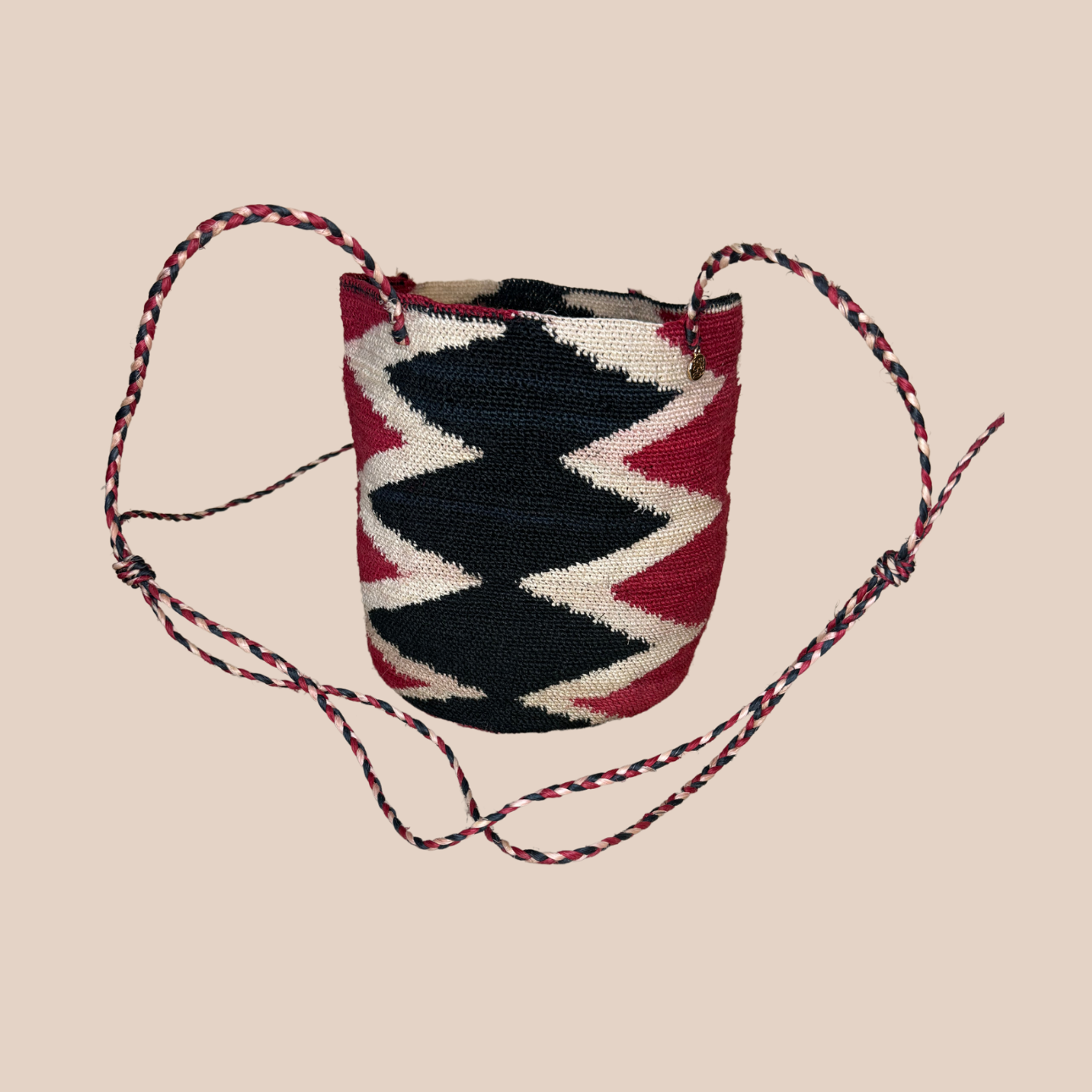  Image du sac GUAPITA de Maison Badigo, sac en fibres de cactus multicolore unique et tendance